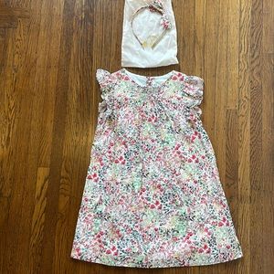 Bonpoint Dress and Headband sz 8
